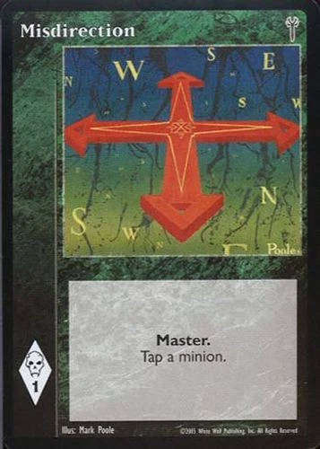 Misdirection x1 5th Edition Sabbat VTES Jyhad