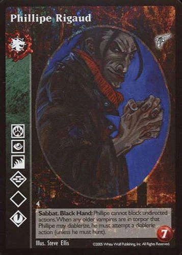 Phillipe Rigaud x1 Gangrel antitribu KMW VTES Jyhad