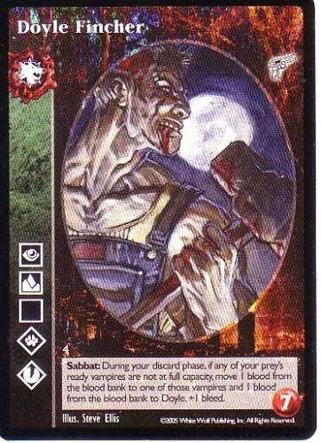 Doyle Fincher x1 Gangrel antitribu KMW VTES Jyhad