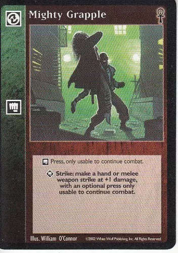 Mighty Grapple x1 3rd ed CE SW KMW BH VTES Jyhad