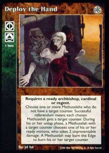 Deploy the Hand x1 BH 3rd Ed Jyhad VTES
