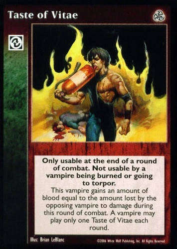 Taste of Vitae x1 New Blood VTES Jyhad