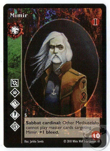 Mimir Gangrel antitribu x1 Black Chantry Kickstarter Danse Macabre VTES