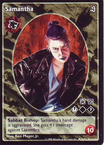 Samantha x1 Gangrel antitribu SW VTES Jyhad