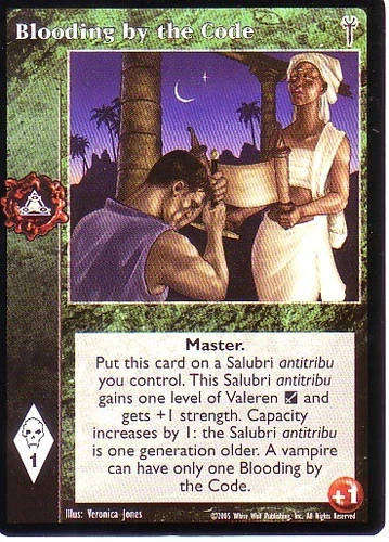 Blooding by the Code x1 Heirs to the Blood V:TES VTES Vampire CCG