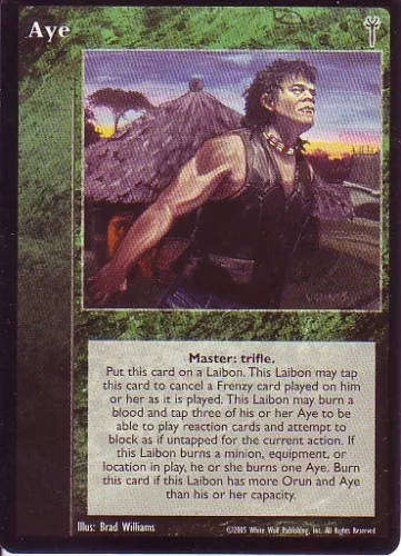 Aye x1  V:TES VTES Vampire CCG