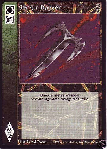 Sengir Dagger x1 3rd Ed Jyhad VTES