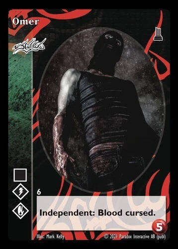 Omer Assamite x1 Black Chantry Kickstarter The Unaligned 1 Deck VTES Jyhad