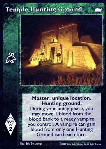 Temple Hunting Ground x1 5th Edition VTES Jyhad