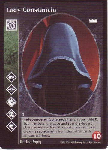 Lady Constancia x1 Giovanni LotN Jyhad VTES
