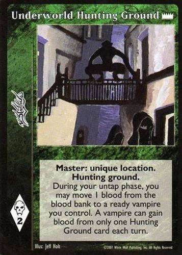 Underworld Hunting Ground x1 AH FN LotN Jyhad VTES