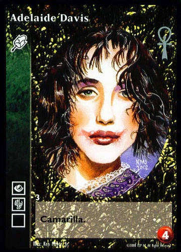 Adelaide Davis x1 Malkavian BSC Jyhad VTES