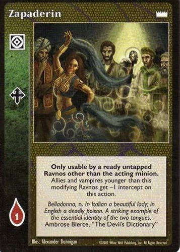 Zapaderin x1 LotN VTES Jyhad