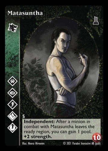 Matasuntha Gangrel x1 The Unaligned Kickstarter V:TES VTES