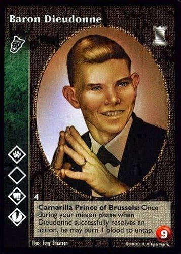 Baron Dieudonne x1 Nosferatu Keepers of Tradition VTES