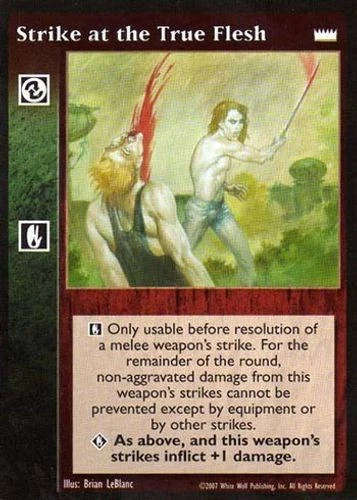 Strike at the True Flesh x1 LotN VTES Jyhad