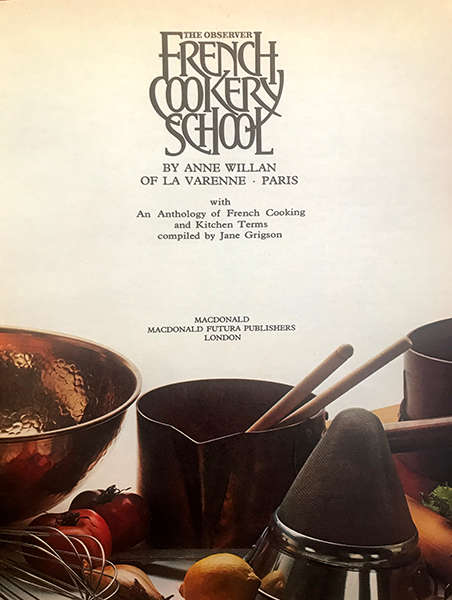 french cookery school Jane Grigson