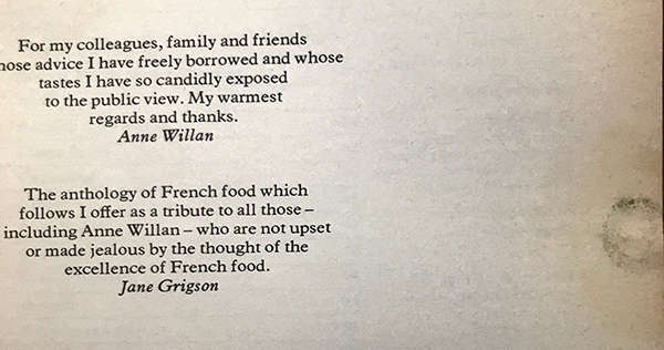 french cookery school Jane Grigson