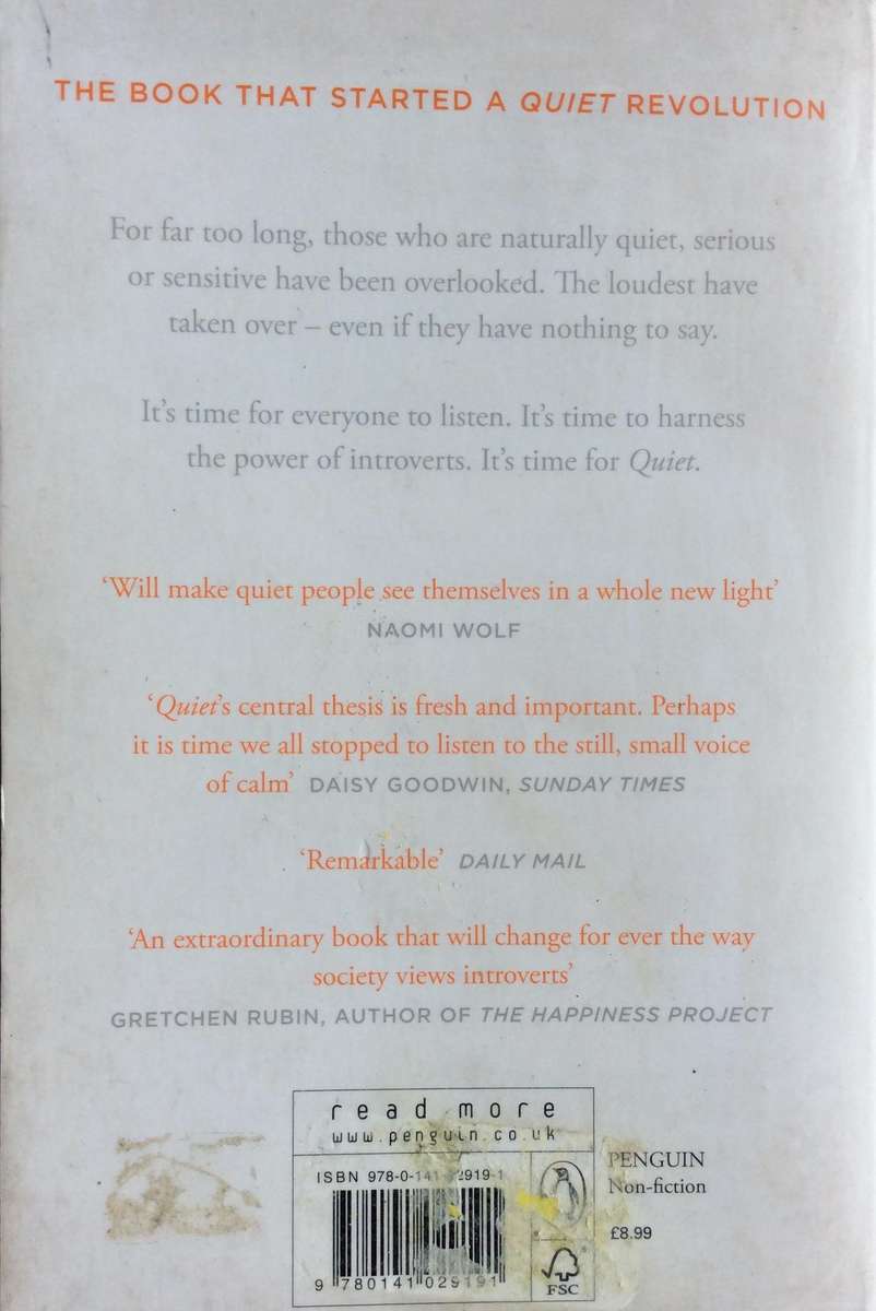 Quiet - The Power of Introverts in a World That Can't Stop Talking - Susan Cain