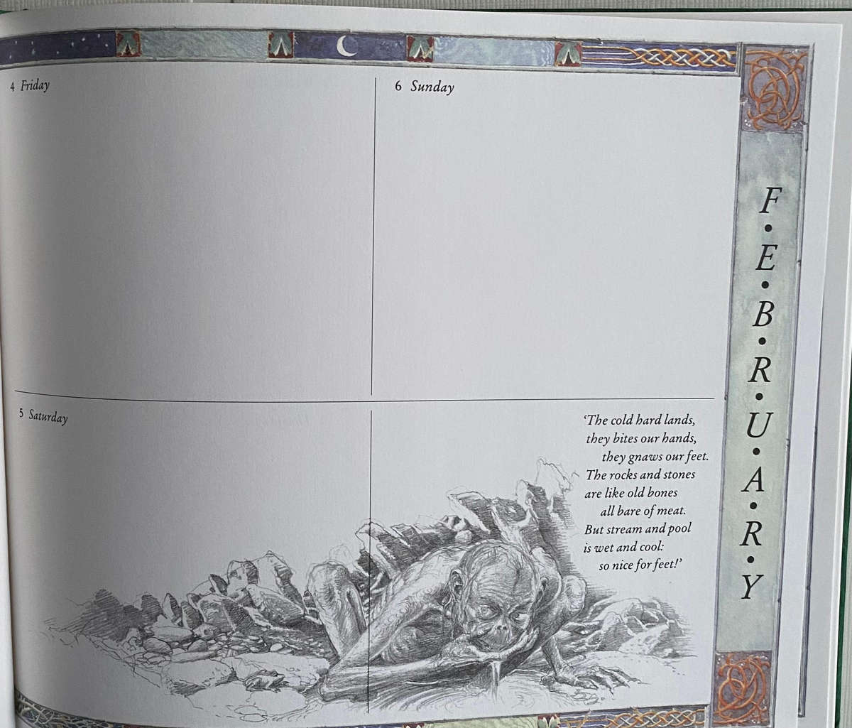 The Tolkien Diary 1994 - Illustrated by Alan Lee