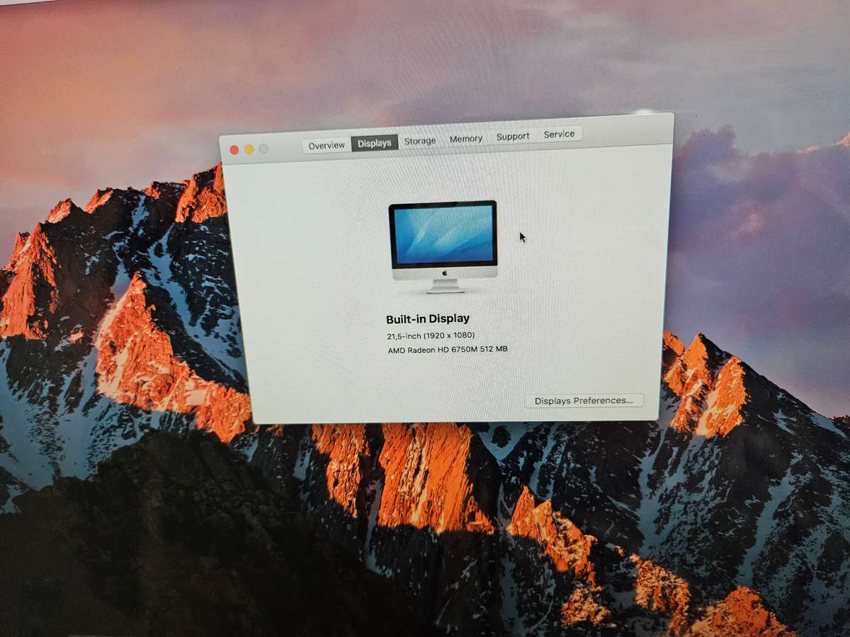 APPLE IMAC I5 500GIG HARD DRIVE