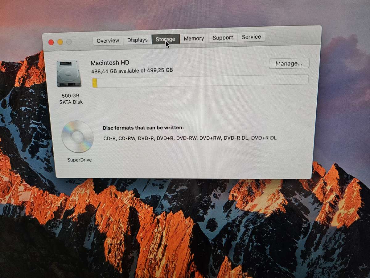 APPLE IMAC I5 500GIG HARD DRIVE