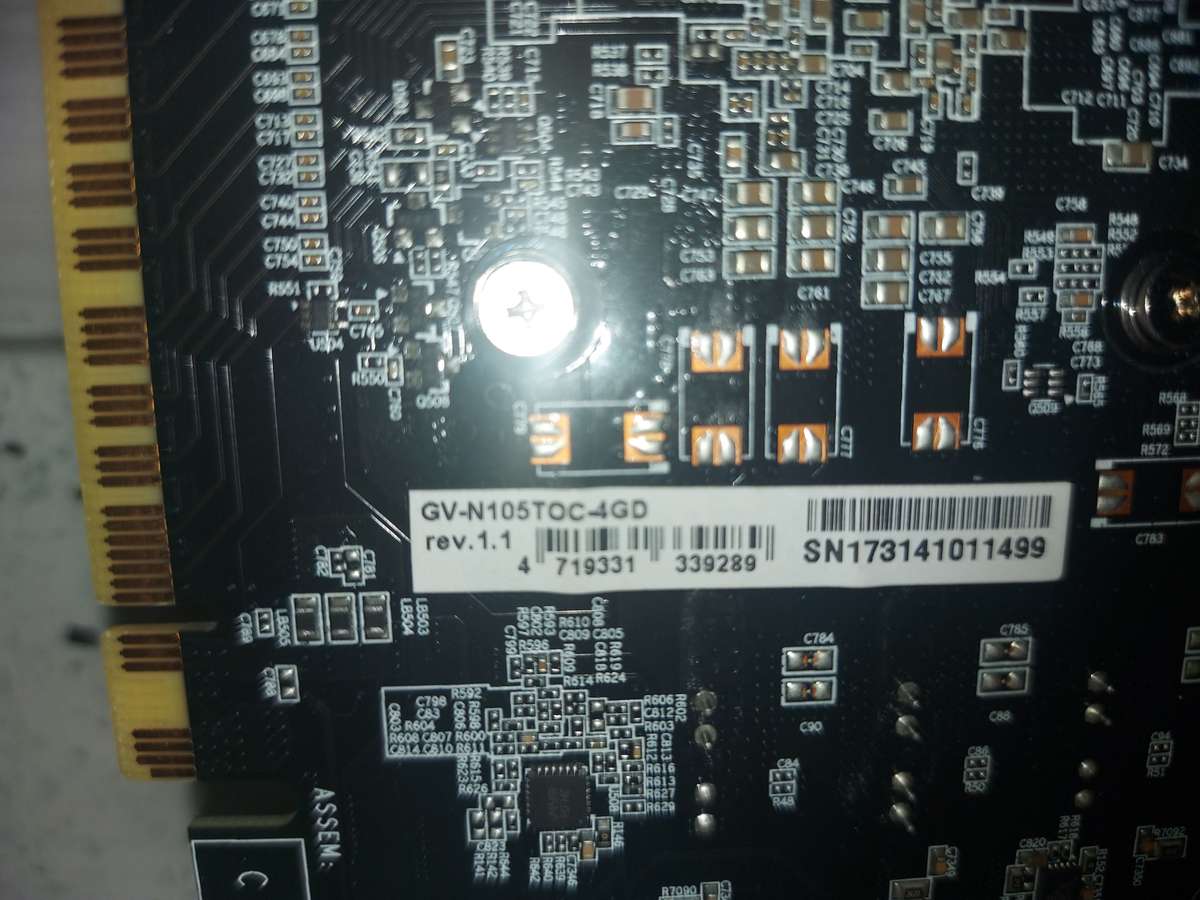 Gigabyte Geforce GTX 1050 Ti OC 4GB GDDR5 128 Bit PCI-E Graphic Card (GV-N105TOC-4GD) Black