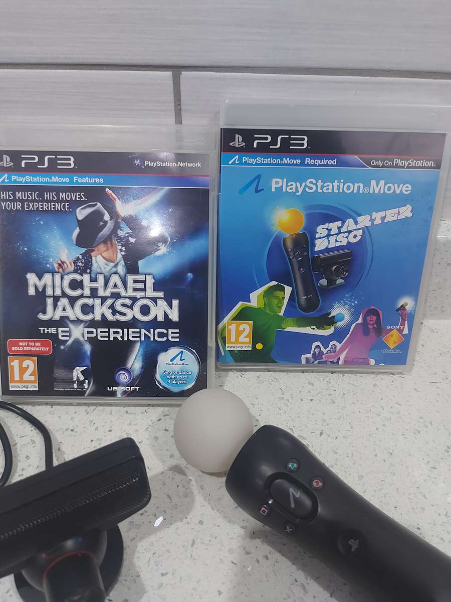 PS3 EYE TOY CONTROLLER AND TWO GAME BUNDLE