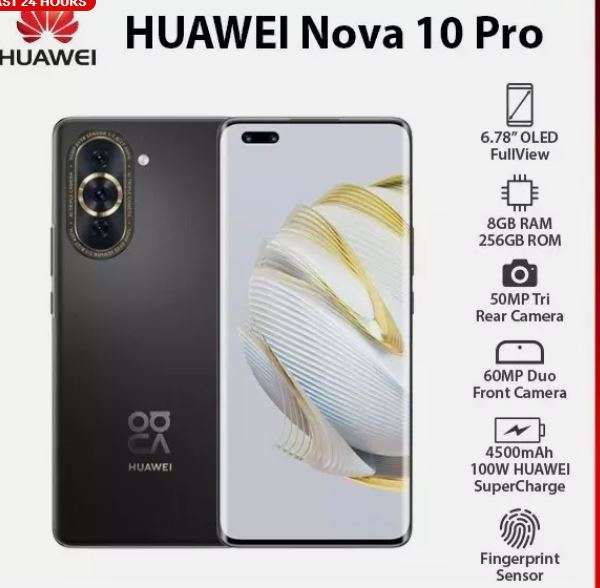 HUAWEI nova 10 Pro 256gb 8gig ram please read
