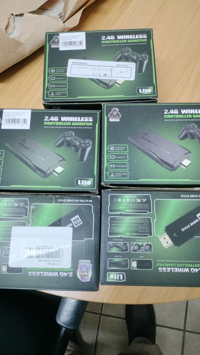 5 defective retro game devices