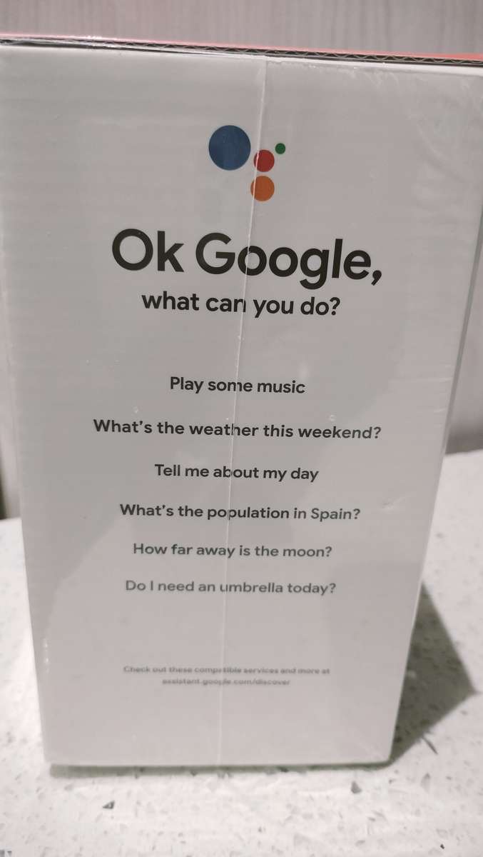 Xiaomi Mi Smart/google  Speaker - White- LIKE NEW -ONLY OPENED TO TEST