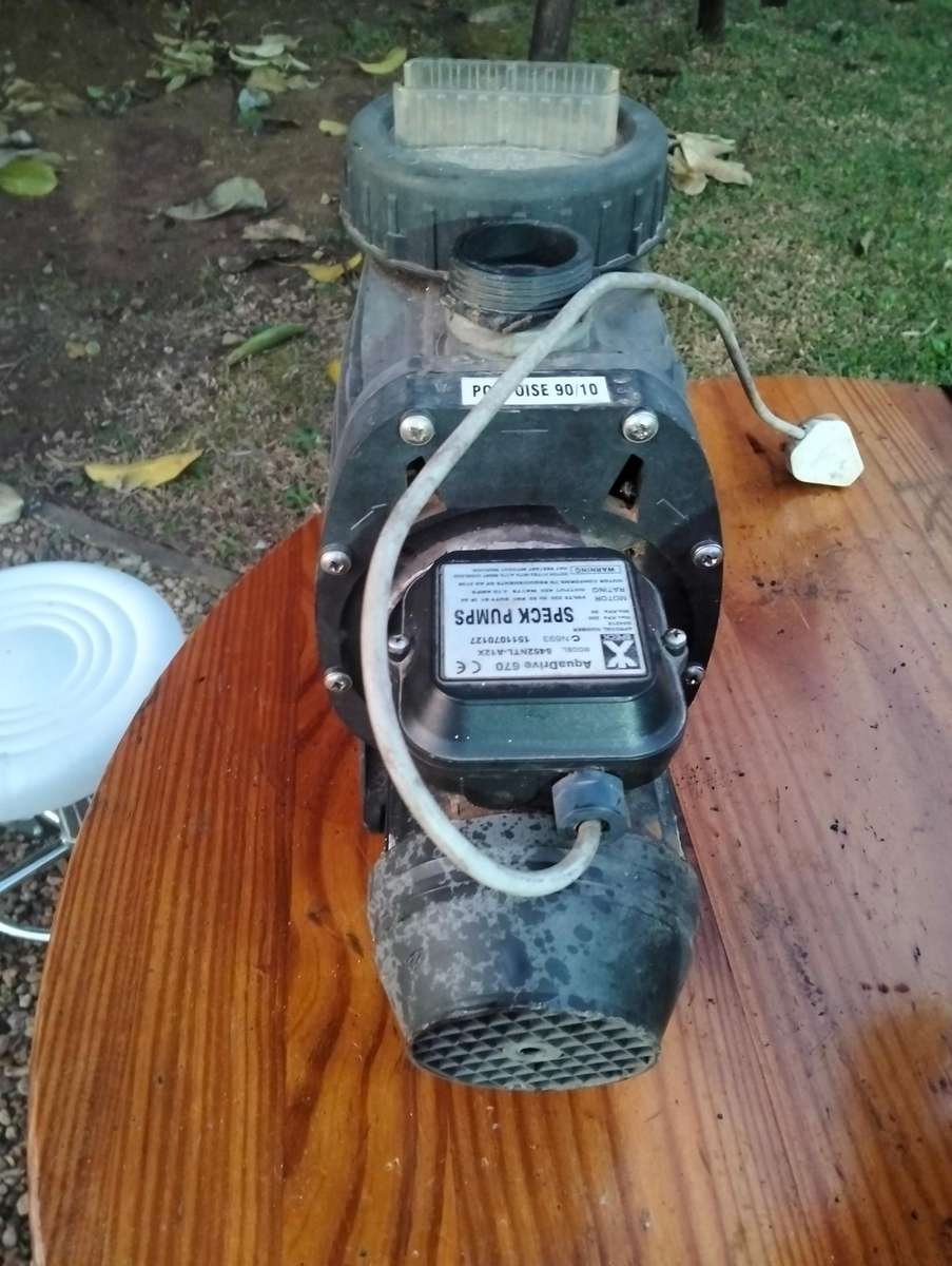 SPECK POOL PUMP -READ CAREFULLY