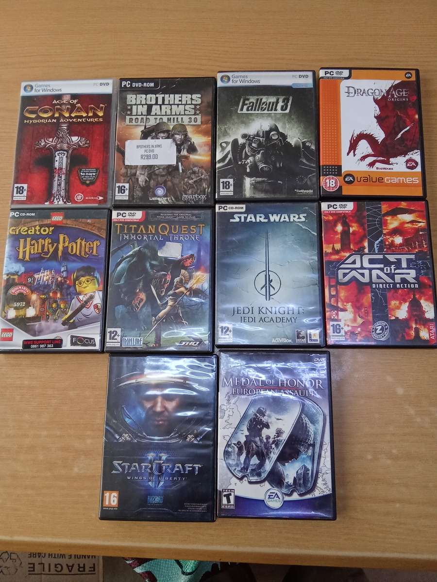WOW 10 PC GAMES FOR ONE BID