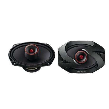 high end Pioneer TS-6900PRO 600W 2-Way 6x9 Speakers worth R3500