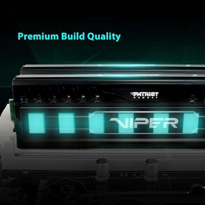 PATRIOT 16GB(2x8GB) Viper III DDR3 1866MHz (PC3 15000) CL10 Desktop Memory with Black Mamba Heatsink