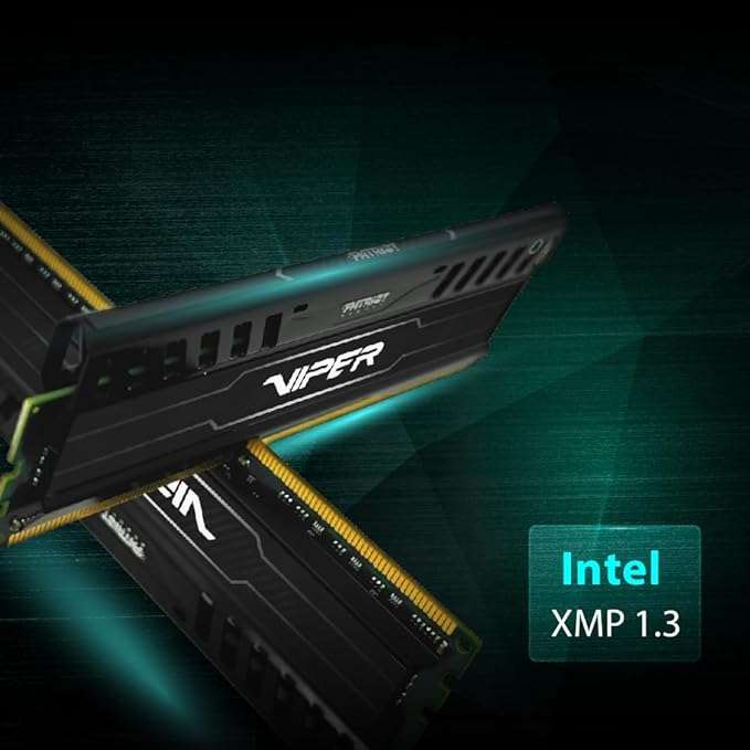 PATRIOT 16GB(2x8GB) Viper III DDR3 1866MHz (PC3 15000) CL10 Desktop Memory with Black Mamba Heatsink