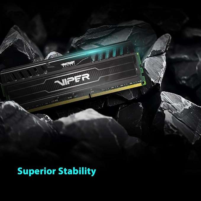 PATRIOT 16GB(2x8GB) Viper III DDR3 1866MHz (PC3 15000) CL10 Desktop Memory with Black Mamba Heatsink