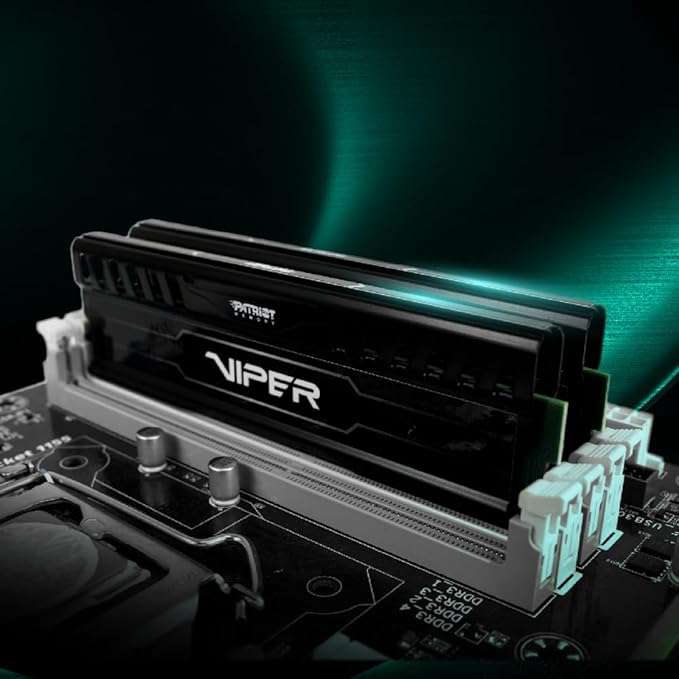 PATRIOT 16GB(2x8GB) Viper III DDR3 1866MHz (PC3 15000) CL10 Desktop Memory with Black Mamba Heatsink