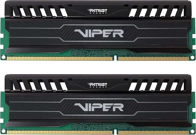 PATRIOT 16GB(2x8GB) Viper III DDR3 1866MHz (PC3 15000) CL10 Desktop Memory with Black Mamba Heatsink