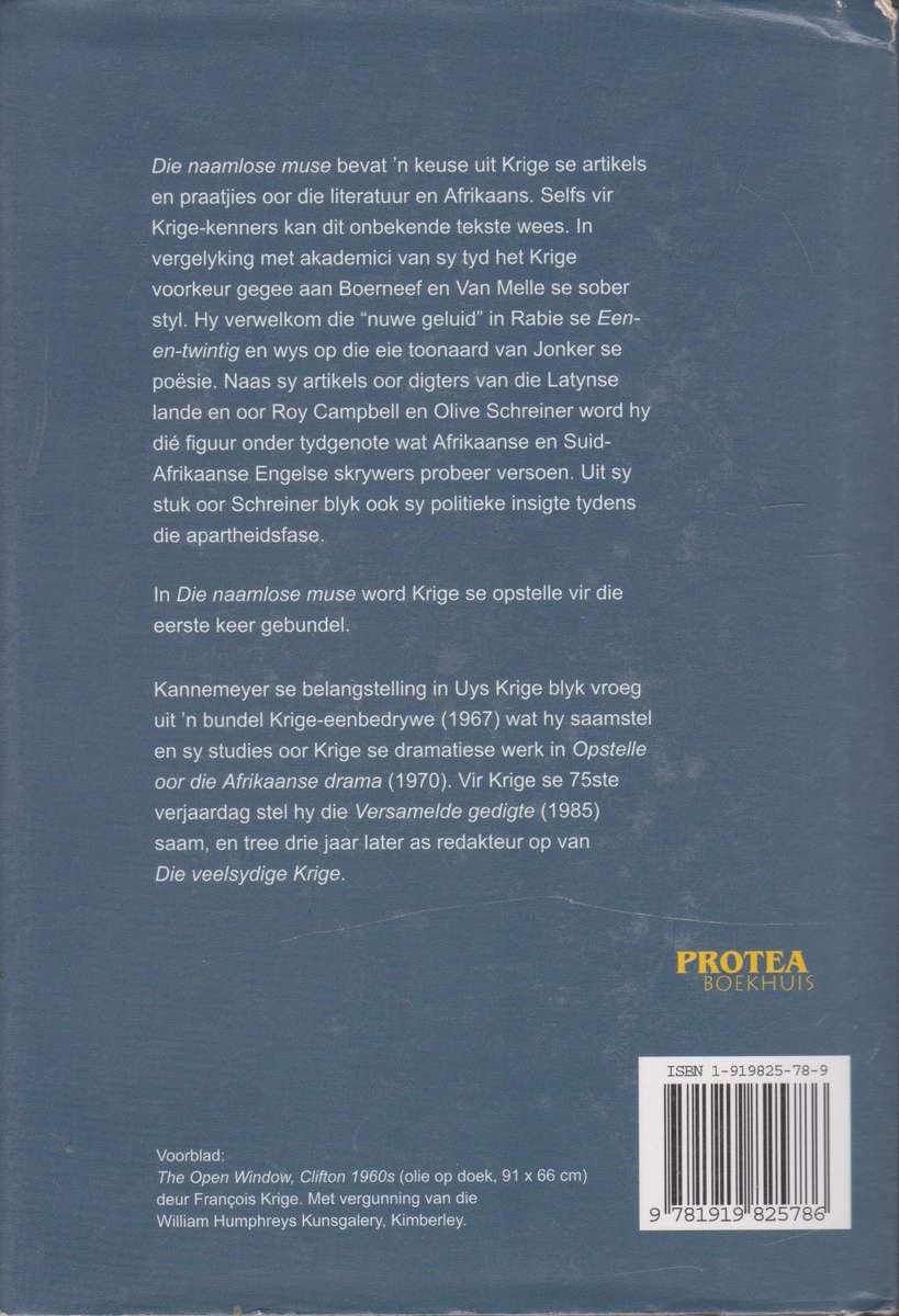 Naamlose Muse - Uys Krige