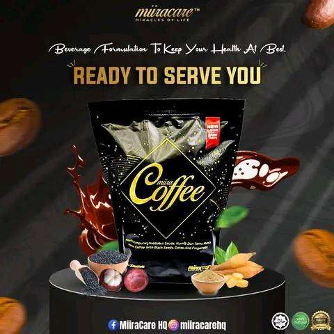 Miira-Coffee for immune system, lung health, libido and blood sugar regulator