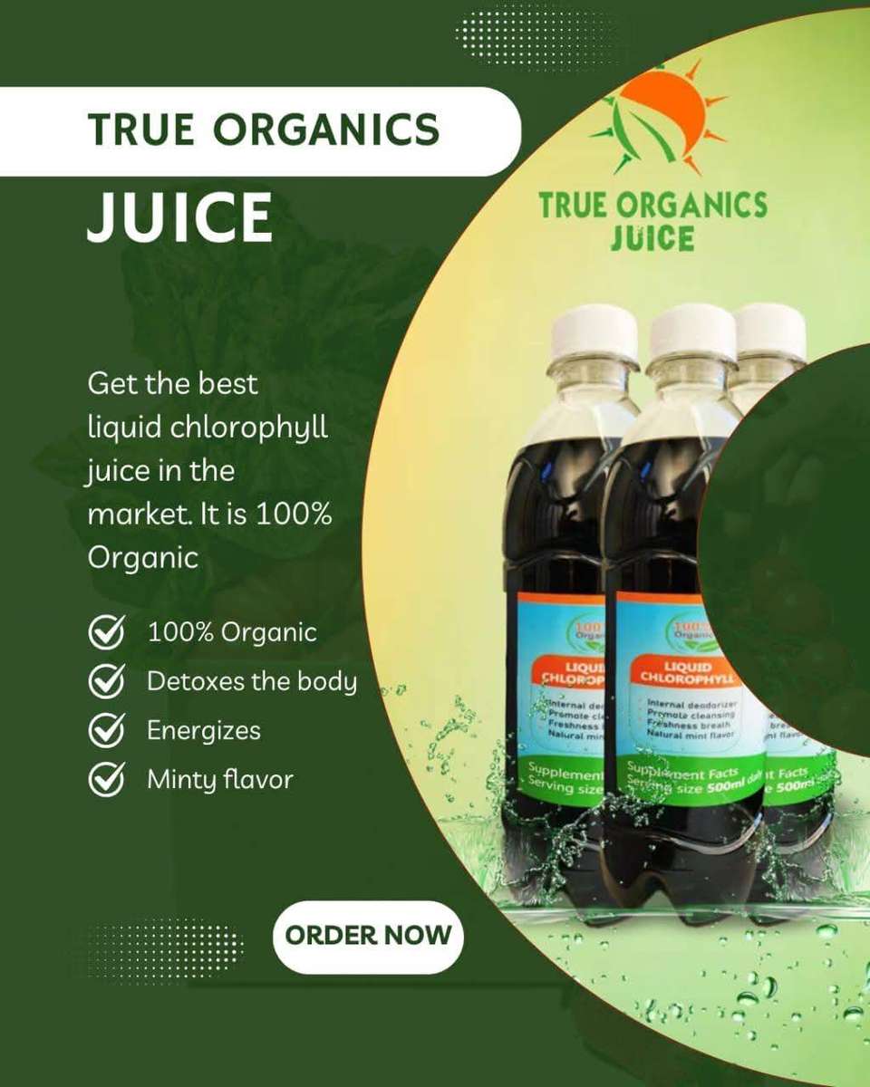 Liquid Chlorophyll Juice (True Organics)