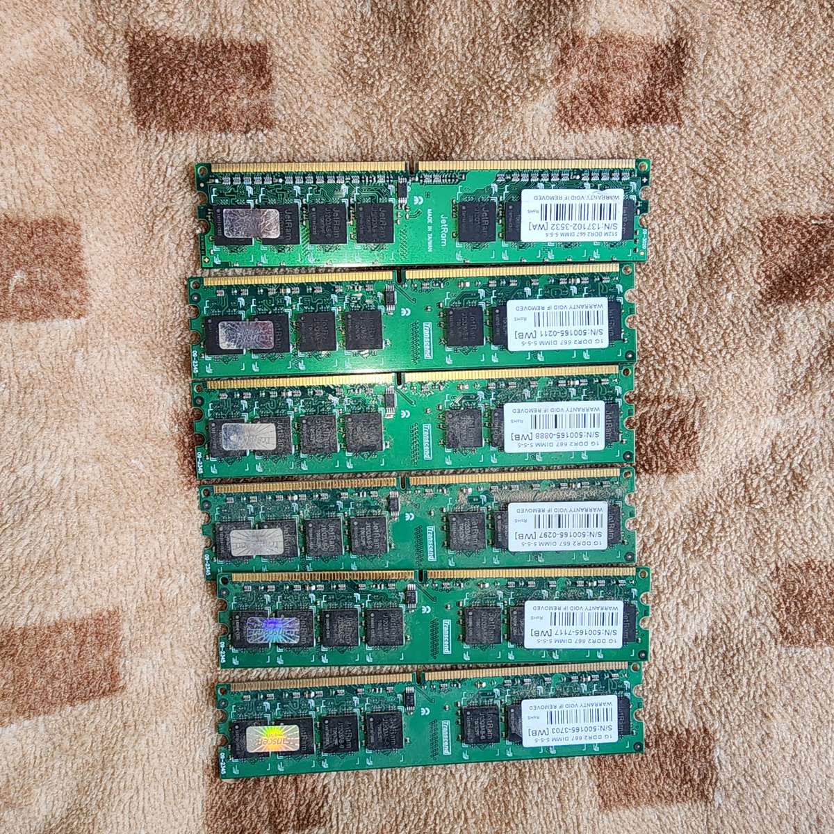Bulk Lot: DDR2 667MHz RAM  For Sale