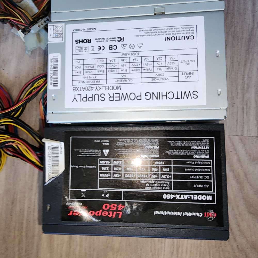 Bulk lot of PC power supplies