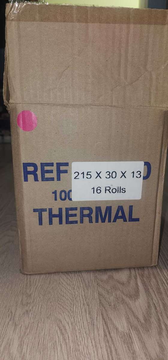 Thermal fax rolls 215x30x13