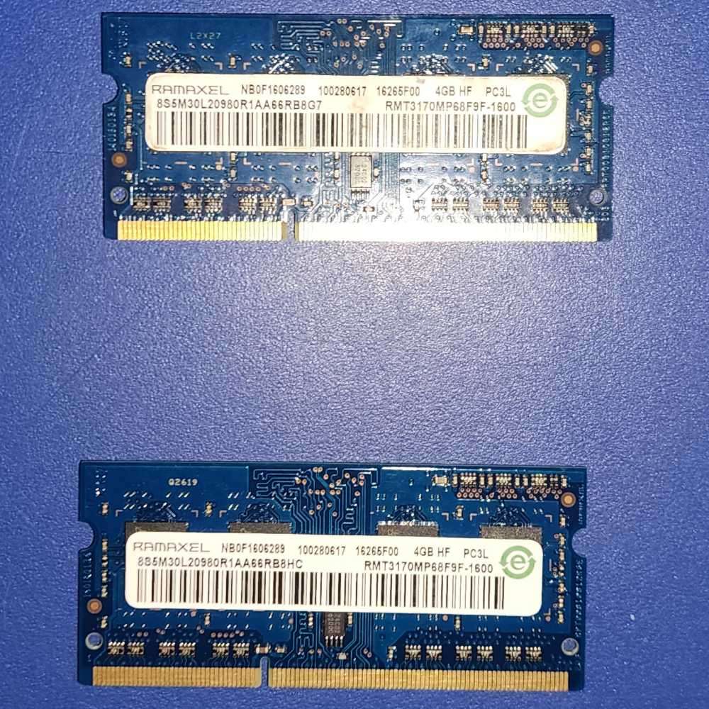 Ramaxel 8GB DDR3L PC3L RAM ( 2× 4gb ram)