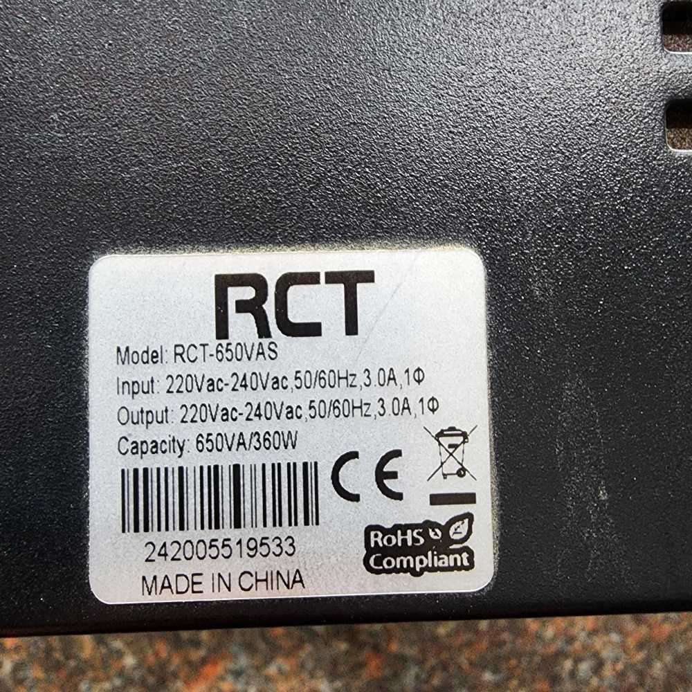 RCT 650VA 360W UPS