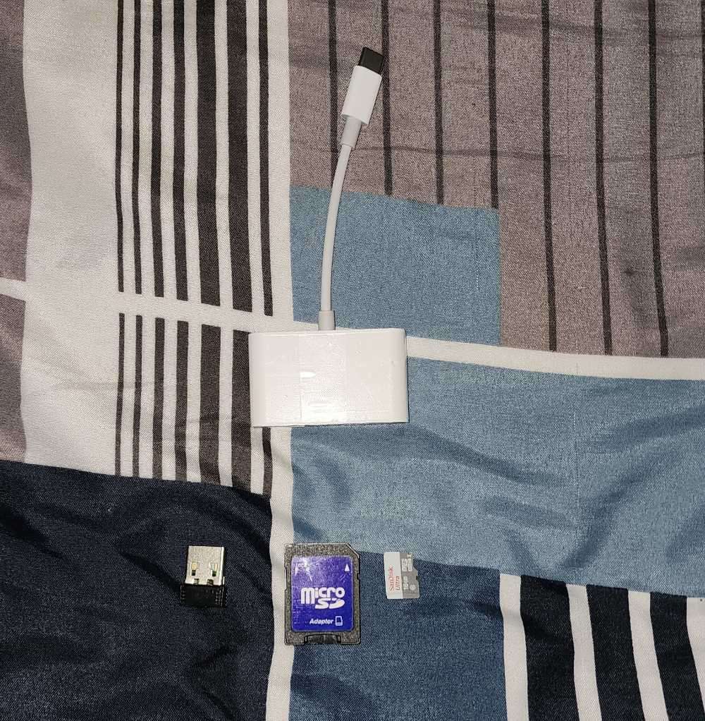 Typc c to usb with micro sd and sd card reader