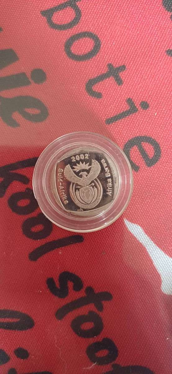 2002 R1 world summit coin in holder