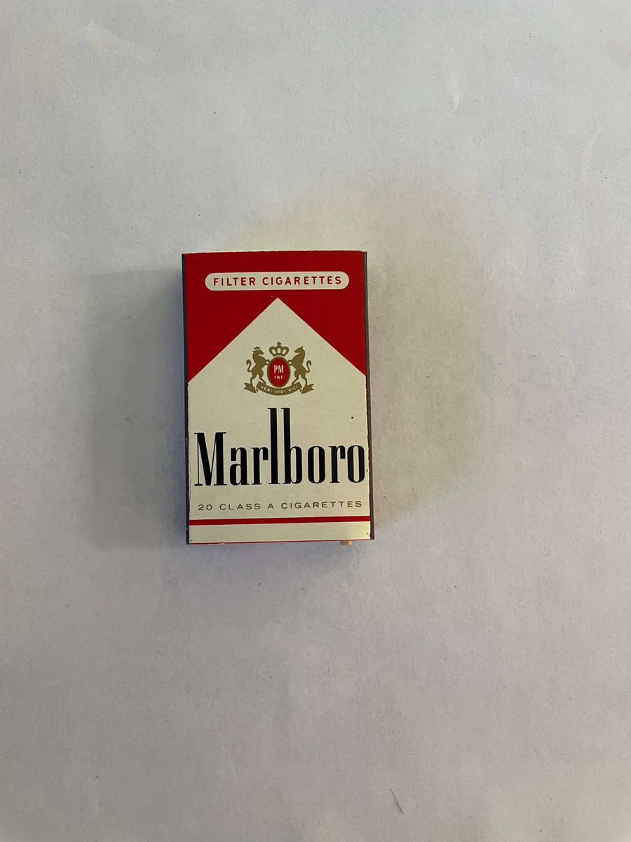 Vintage Marlboro matchbox - Vintage Cigarette Matchbook Collectible